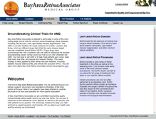 Tablet Screenshot of bayarearetina.com